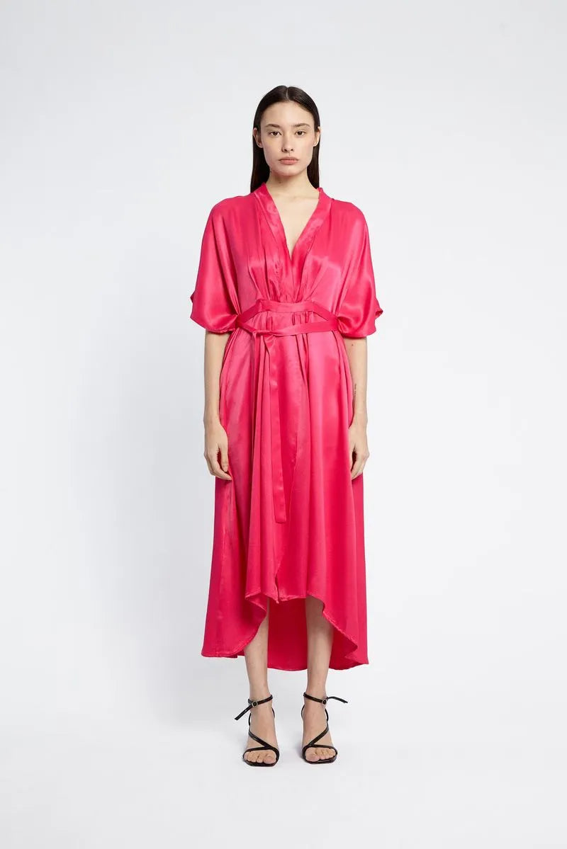 VESTIDO CIRILLO FUCSIA