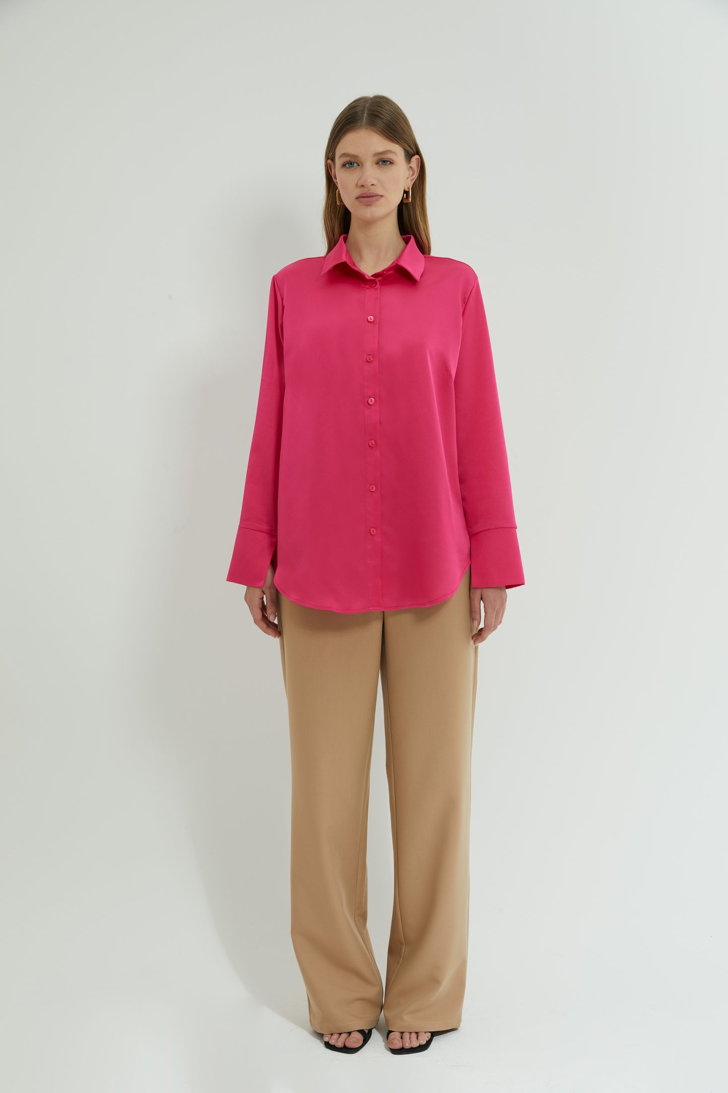 CAMISA DA VINCI FUCSIA