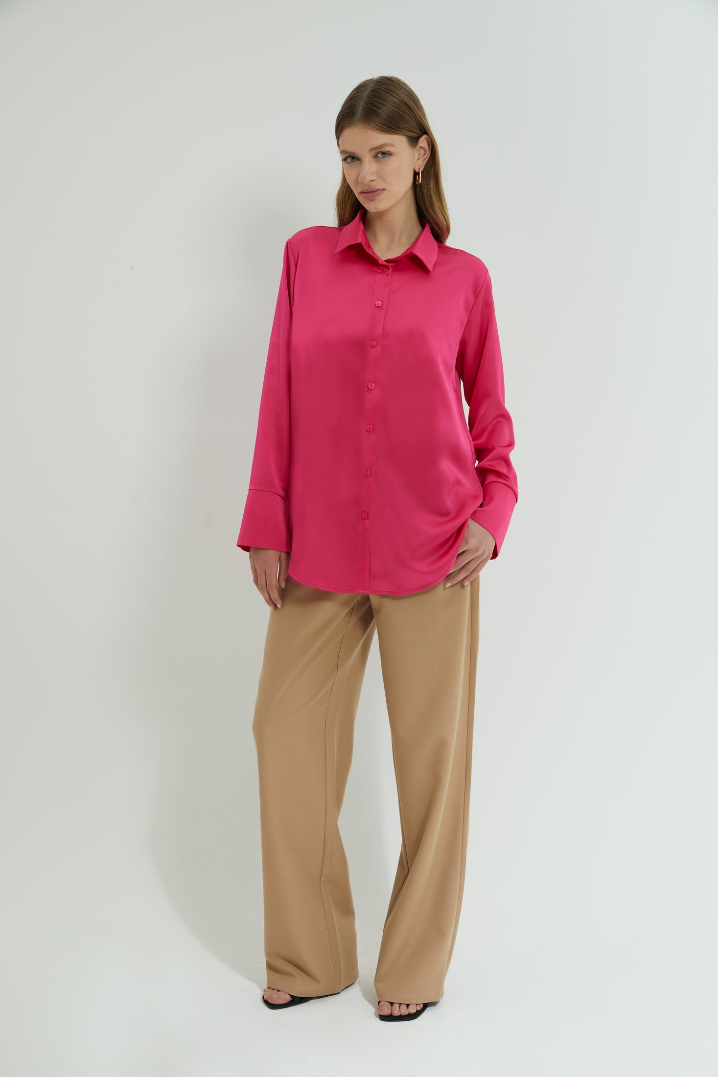 CAMISA DA VINCI FUCSIA