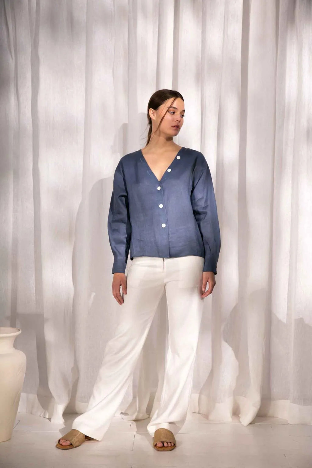 CAMISA CARISSA AZUL