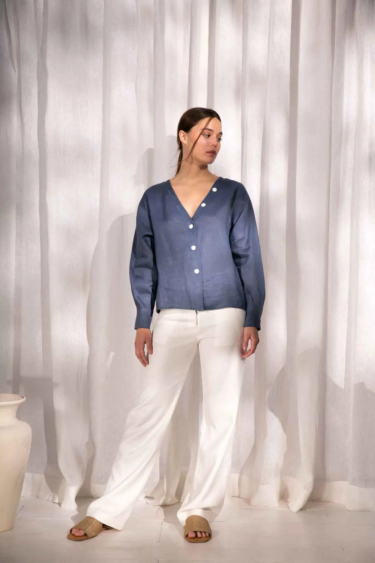 CAMISA CARISSA AZUL