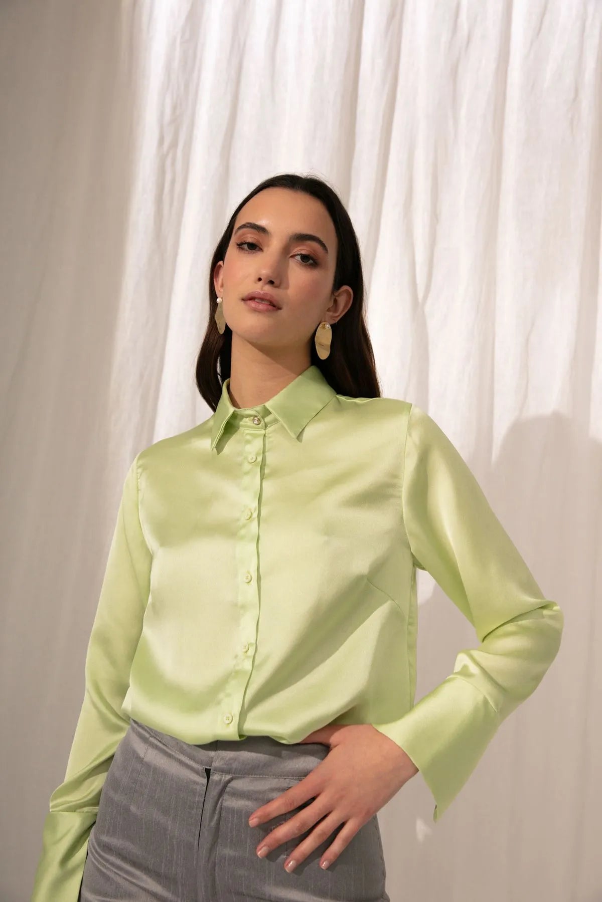 CAMISA CALISTA VERDE