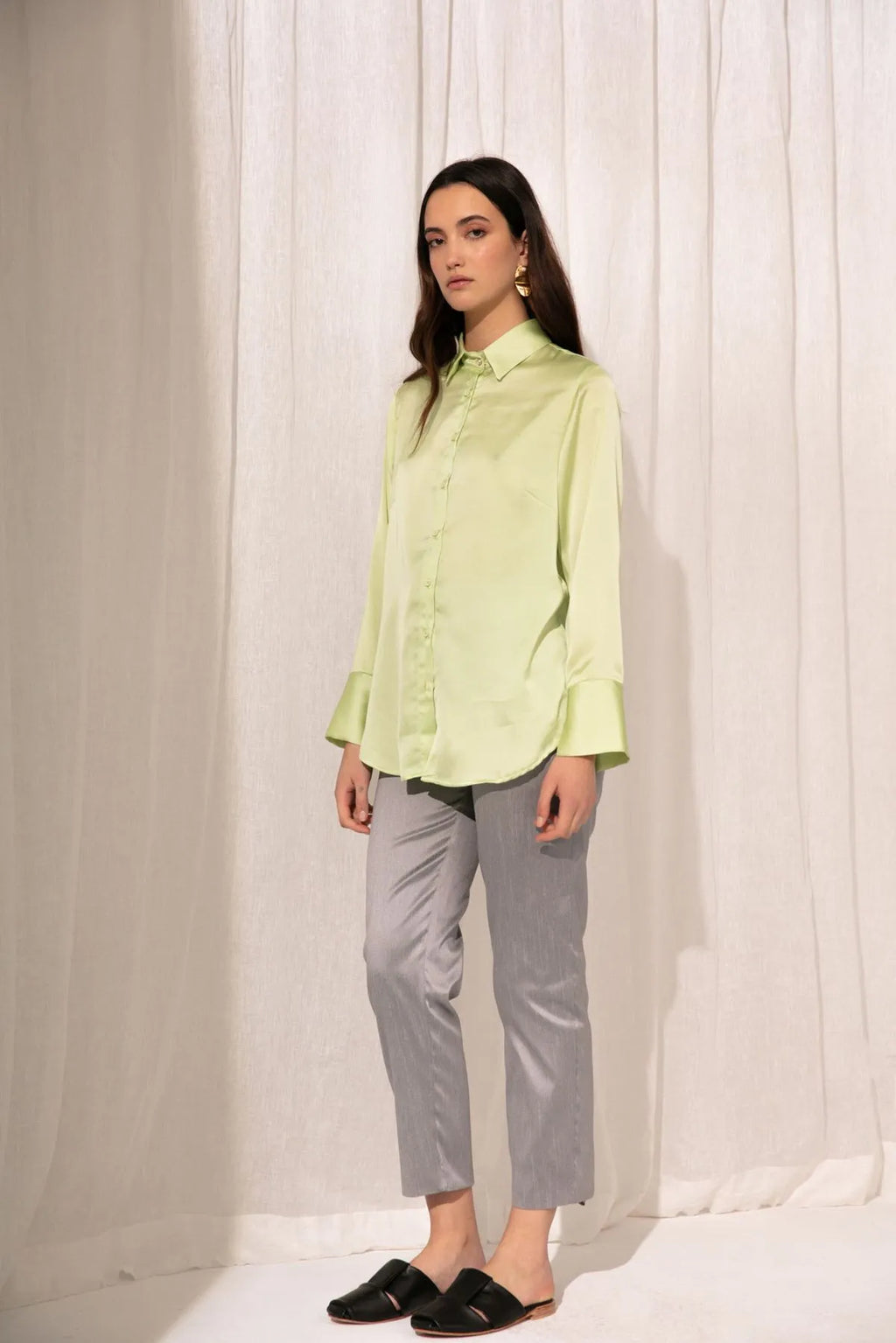 CAMISA CALISTA VERDE