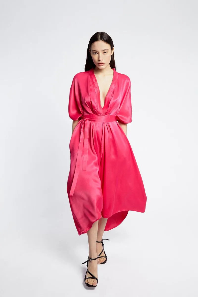 VESTIDO CIRILLO FUCSIA