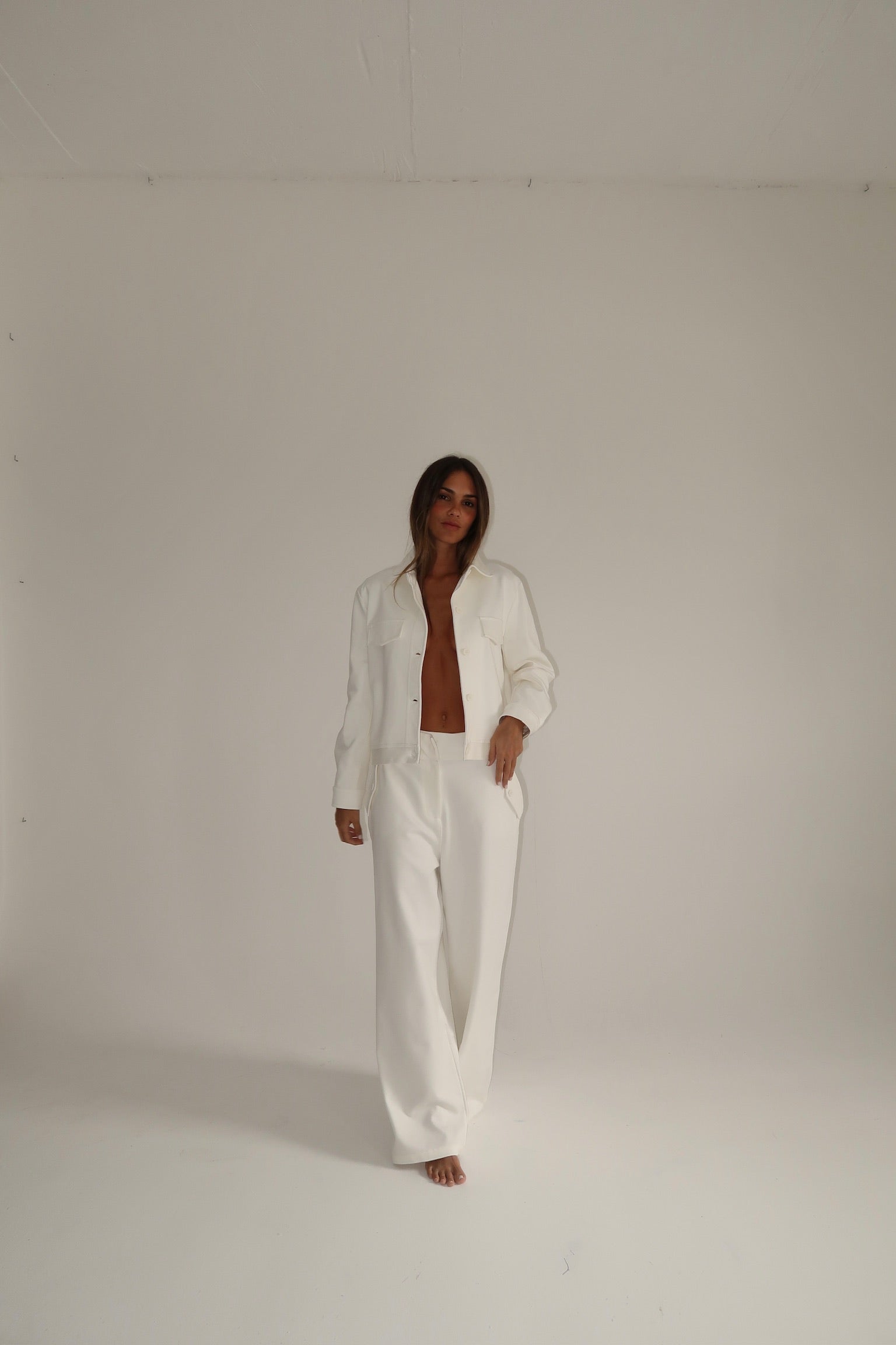 PANTALON LUCILE OFF WHITE