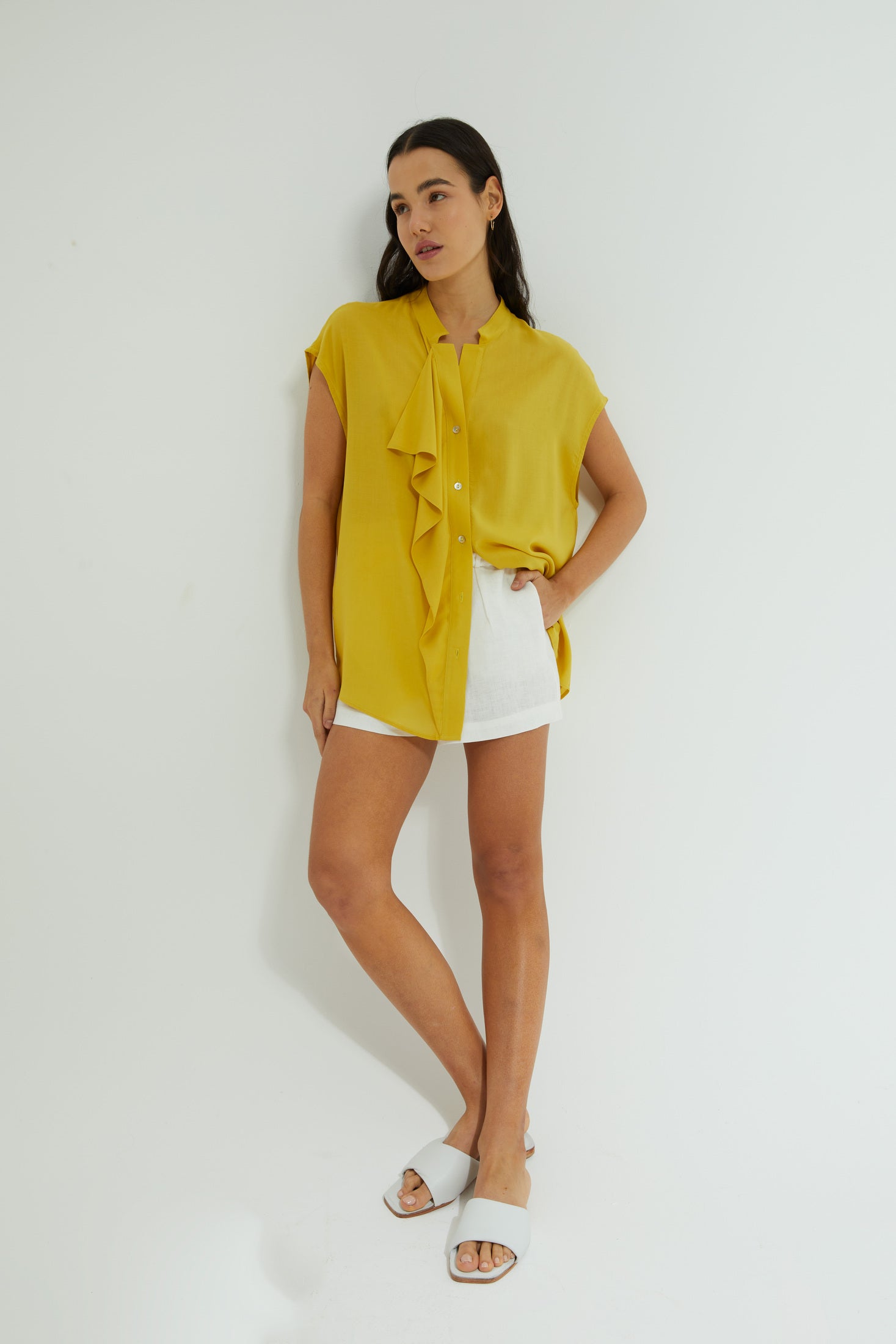 BLUSA MATISSE MOSTAZA