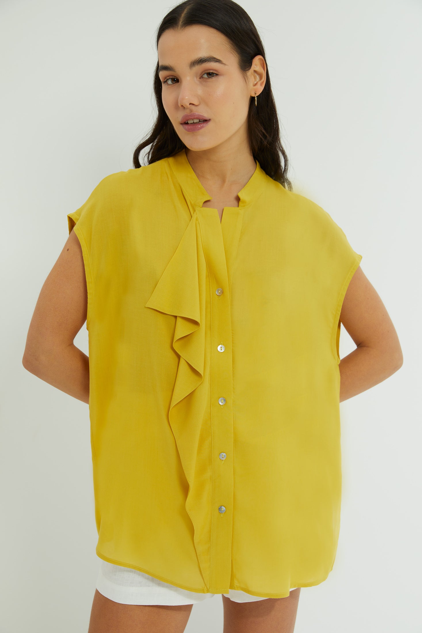 BLUSA MATISSE MOSTAZA