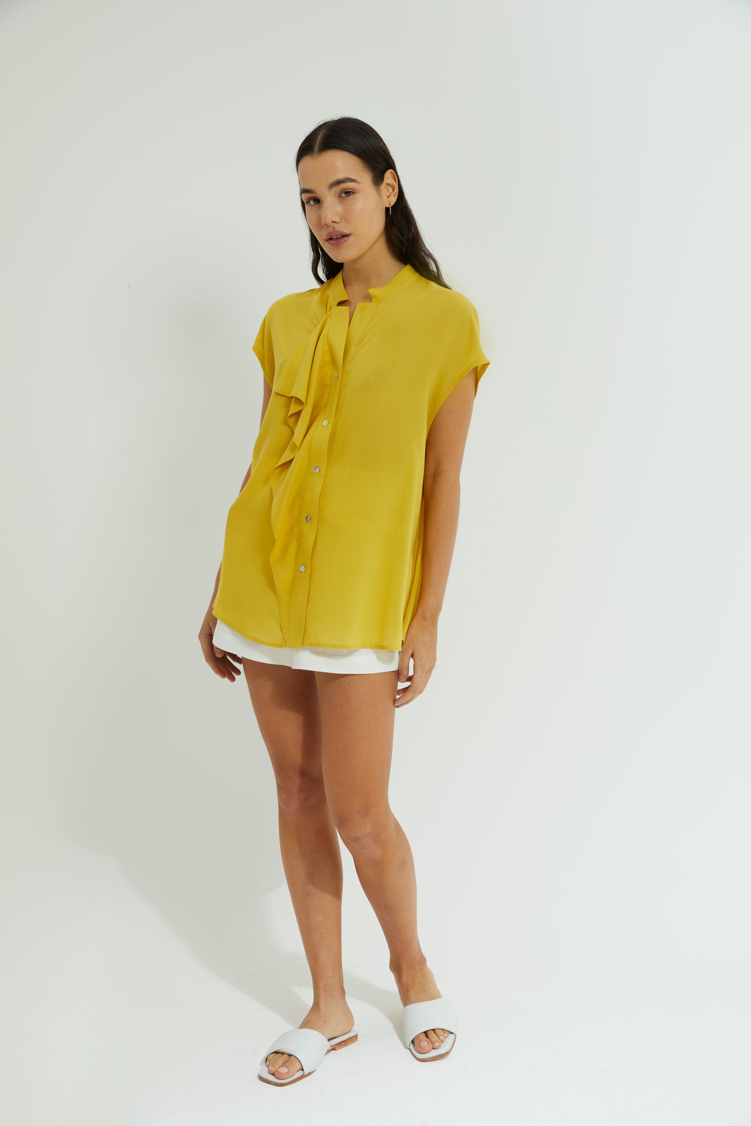 BLUSA MATISSE MOSTAZA