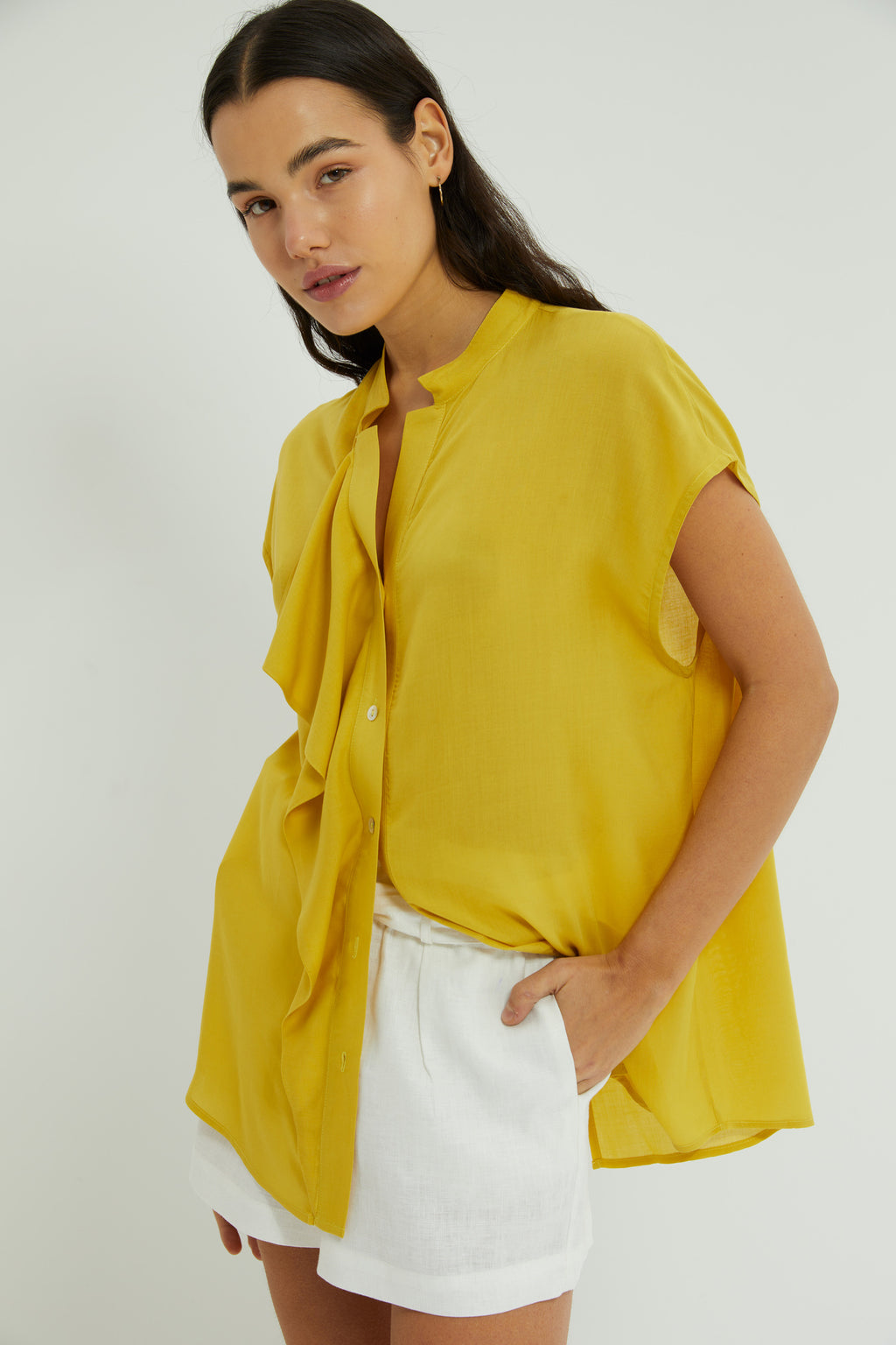 BLUSA MATISSE MOSTAZA