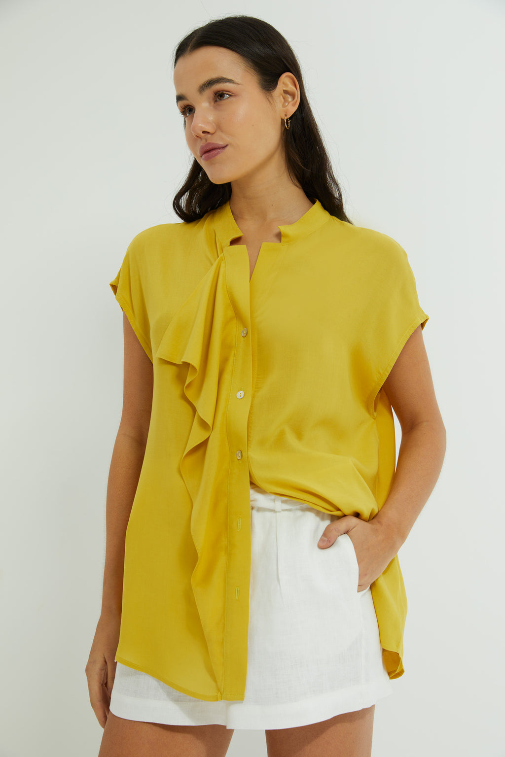 BLUSA MATISSE MOSTAZA