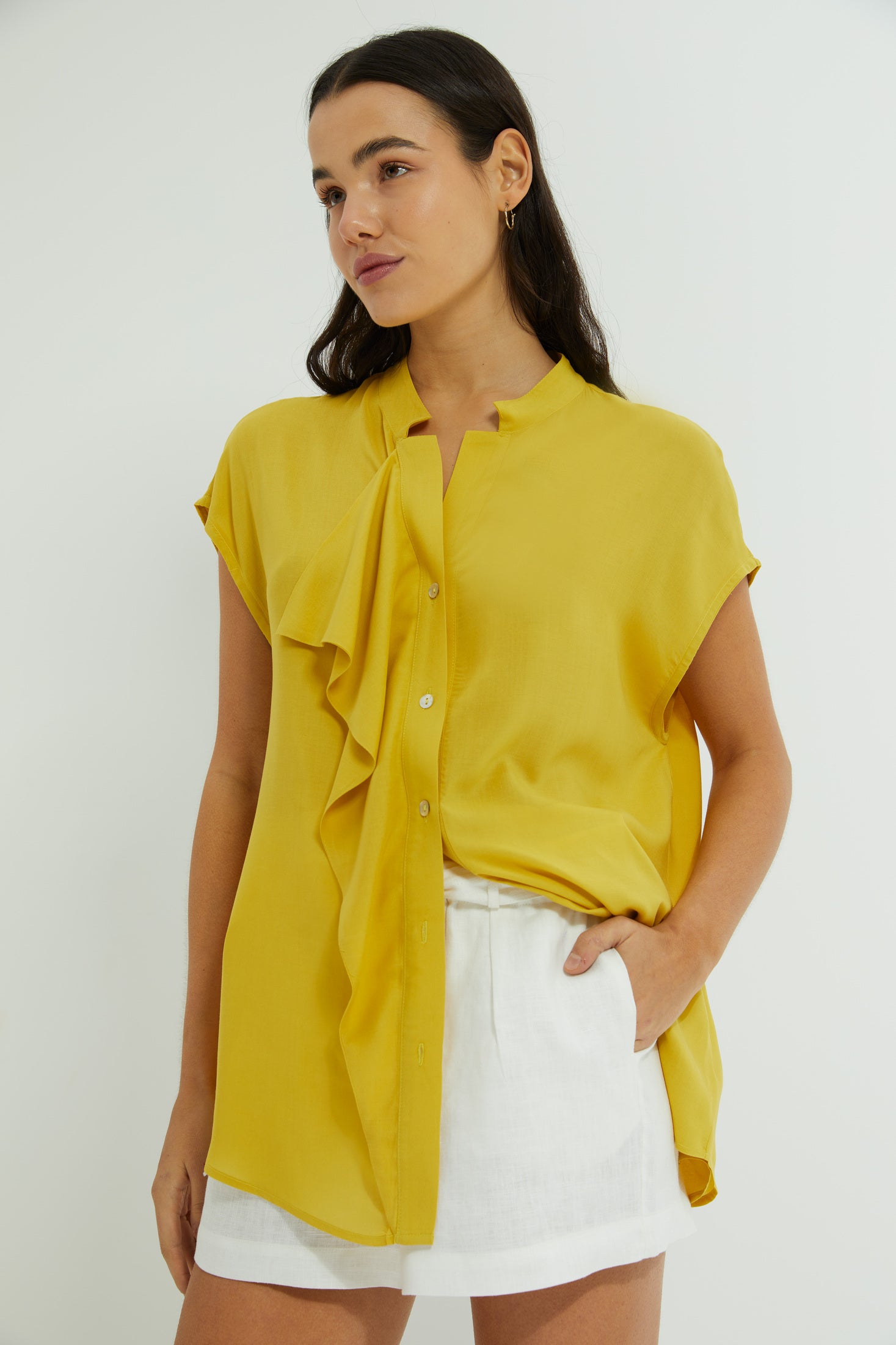 BLUSA MATISSE MOSTAZA