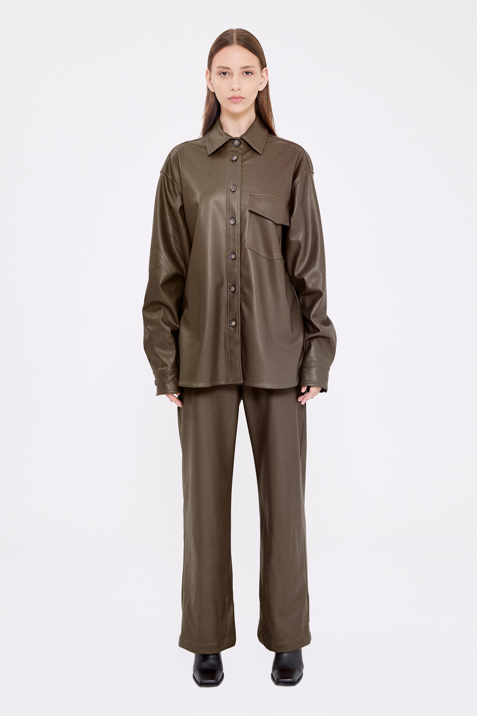 CAMISACO BLUNT MARRON