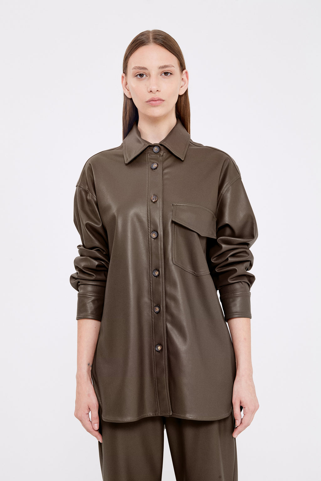 CAMISACO BLUNT MARRON