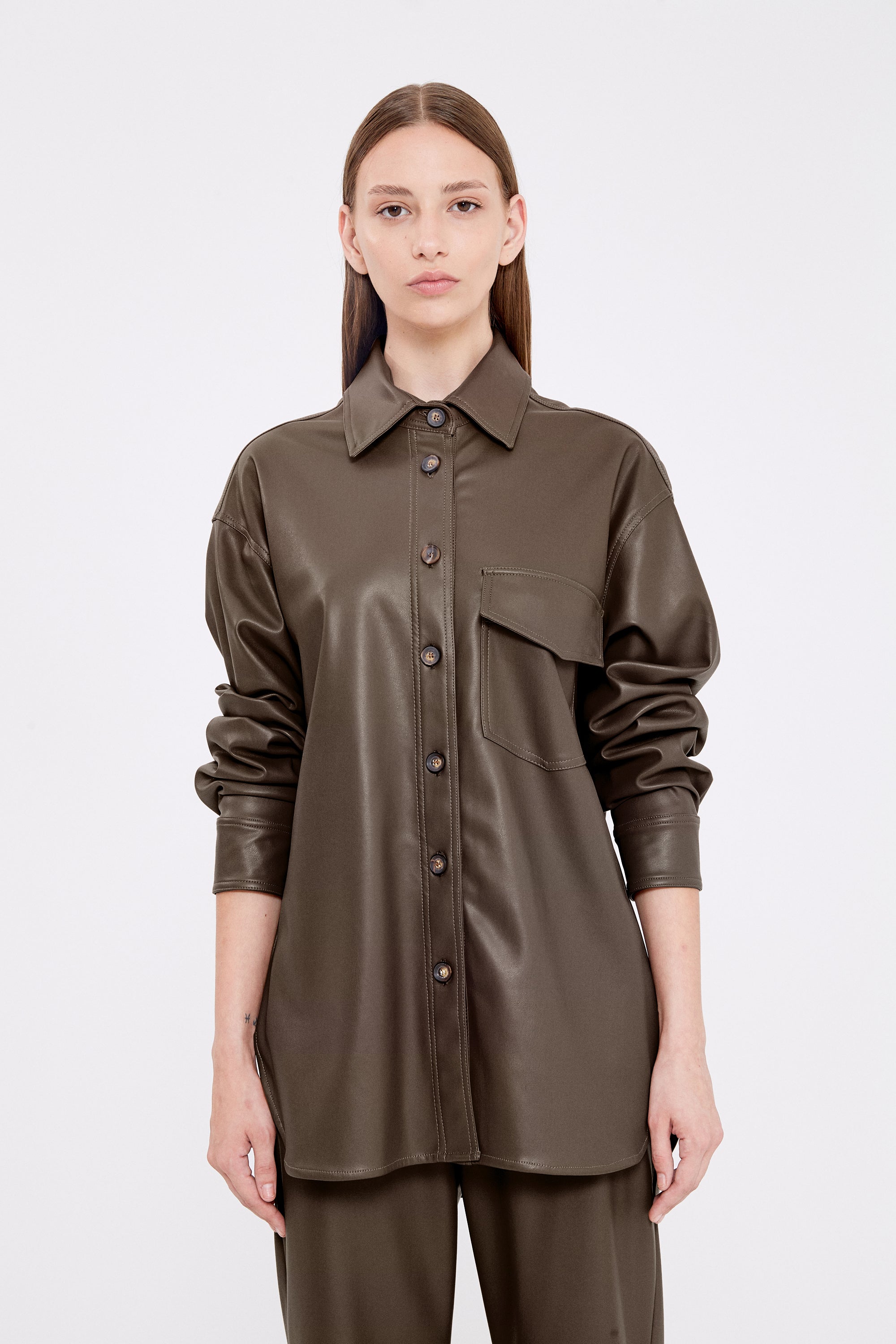 CAMISACO BLUNT MARRON