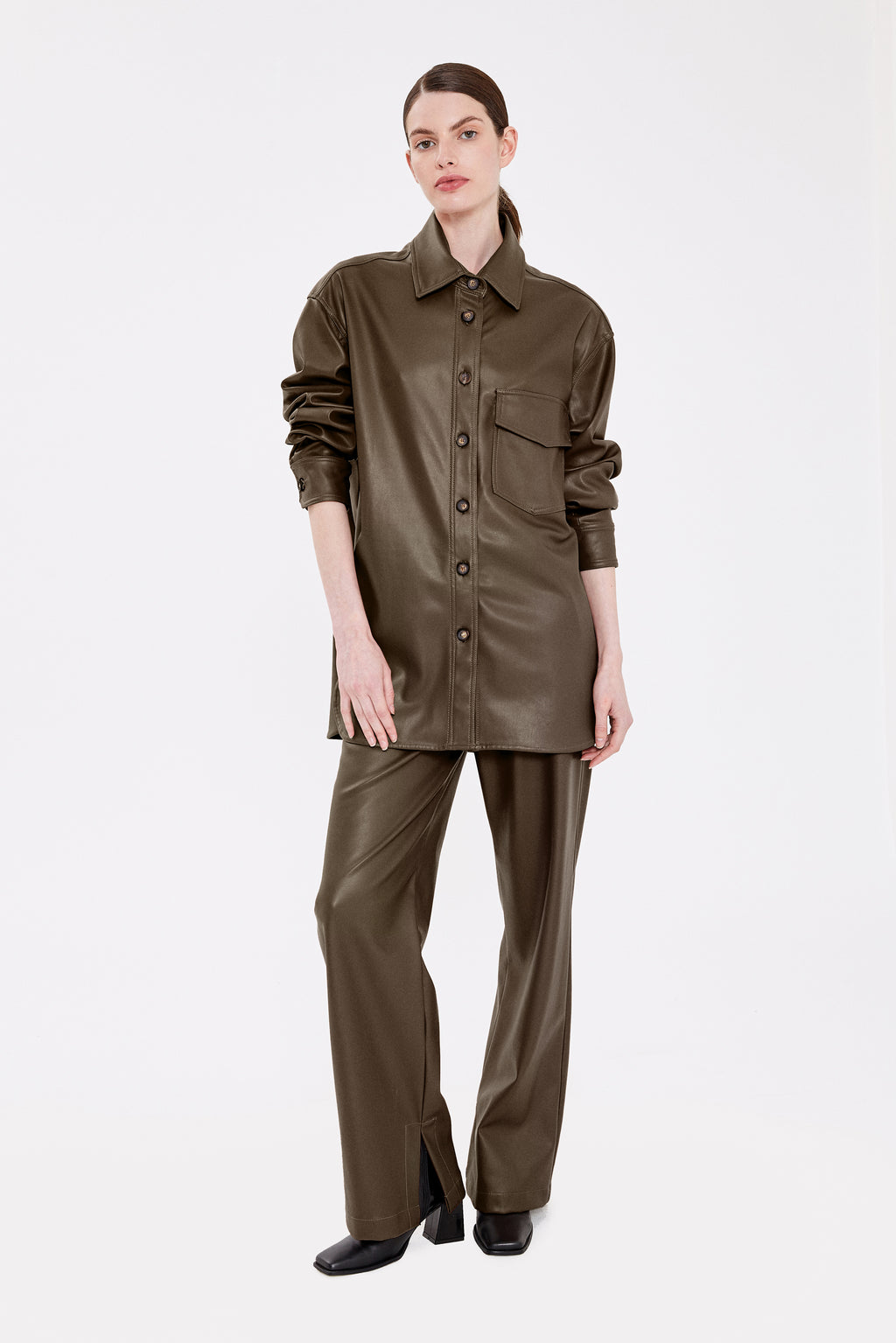 CAMISACO BLUNT MARRON