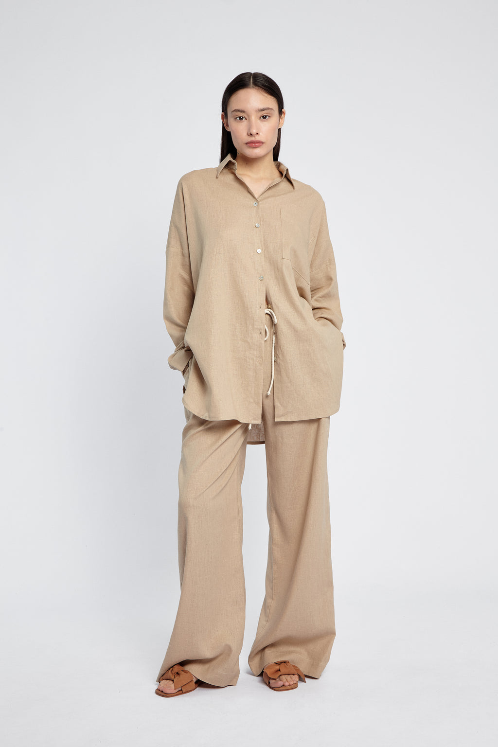 CAMISA LUCILA CAMEL