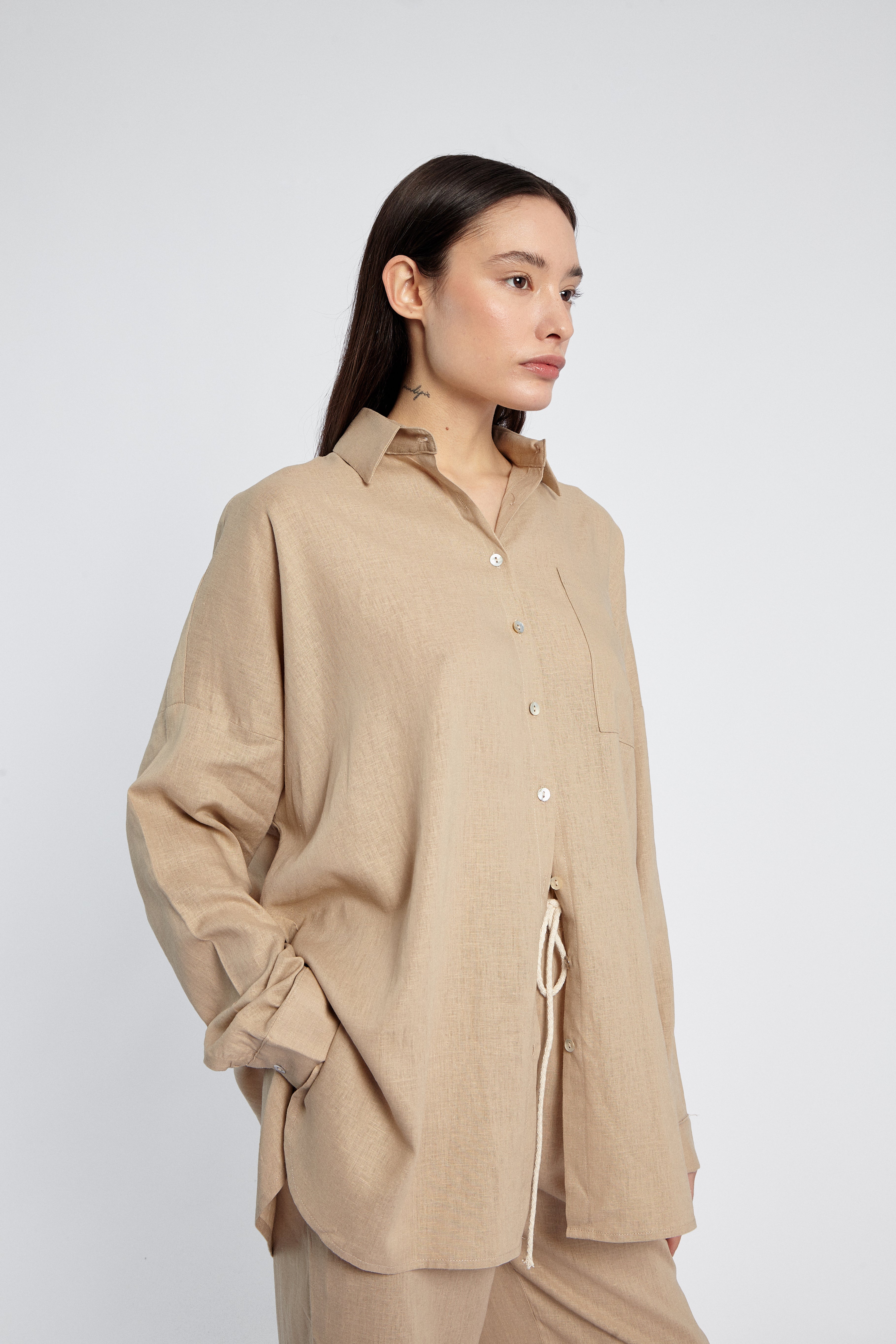 CAMISA LUCILA CAMEL