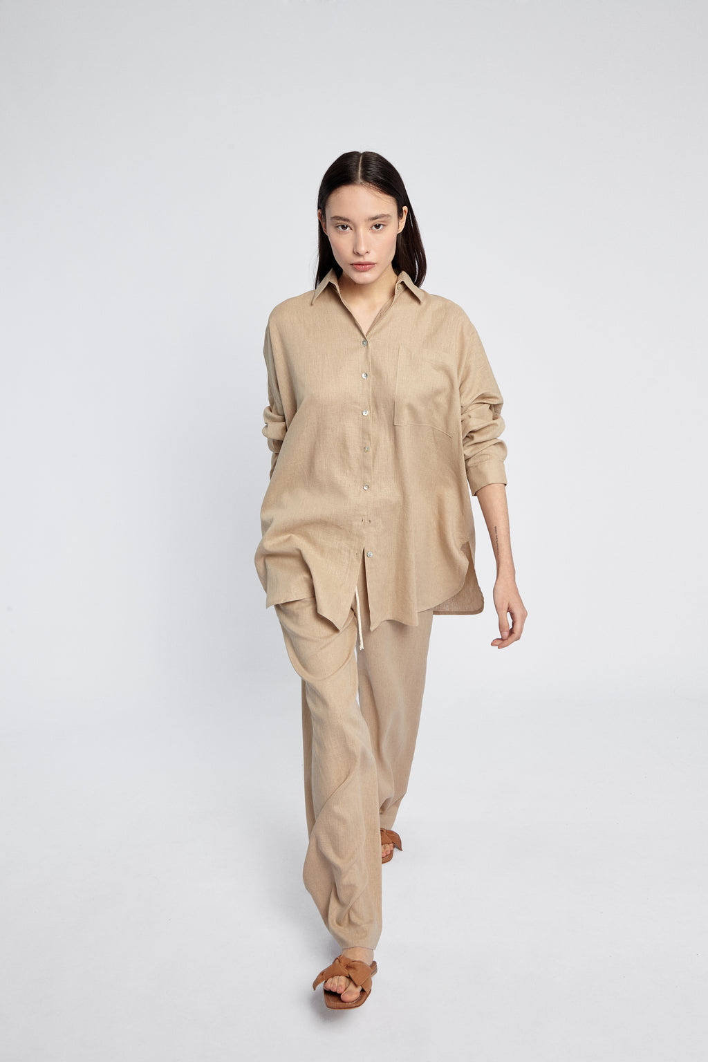 CAMISA LUCILA CAMEL
