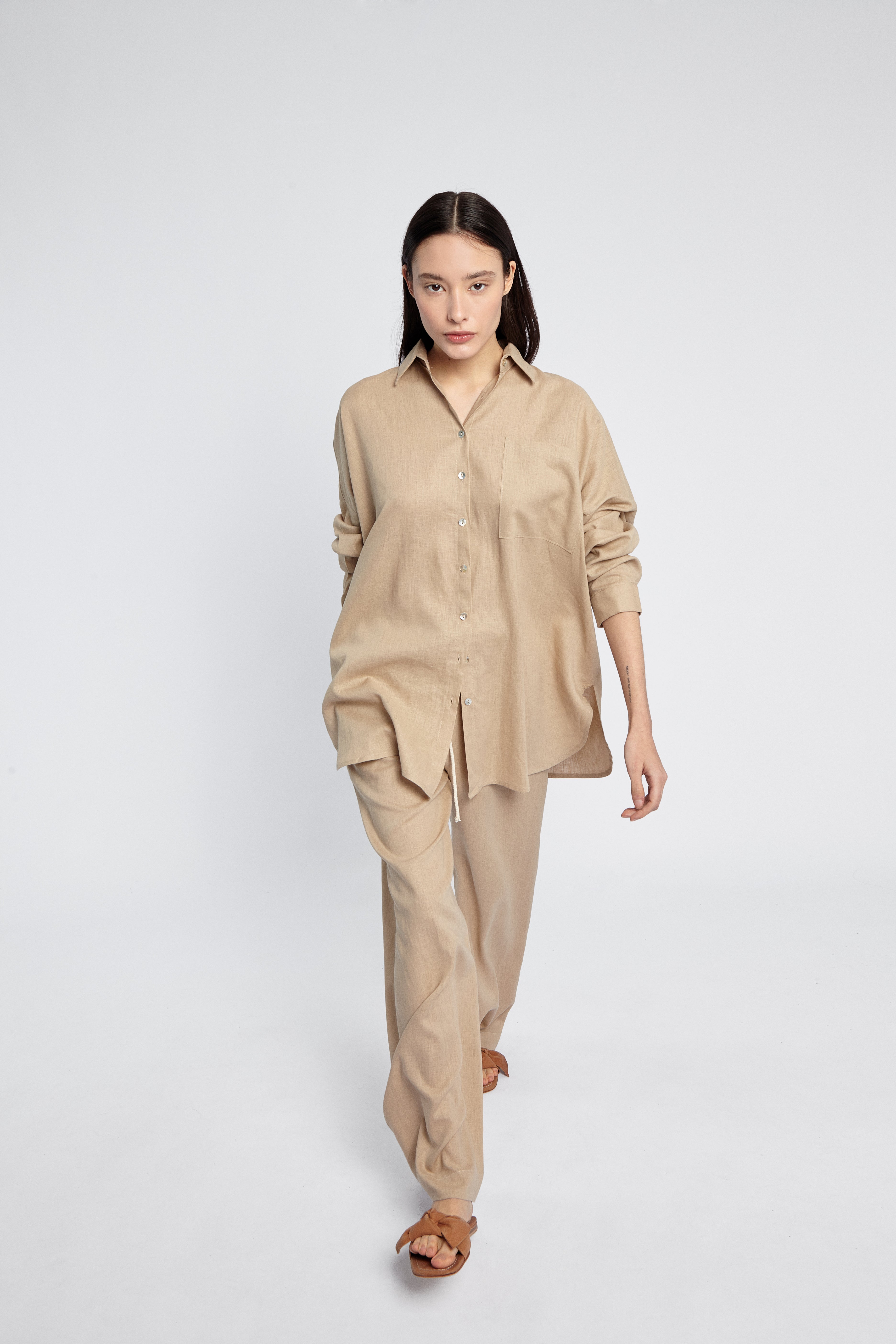 CAMISA LUCILA CAMEL