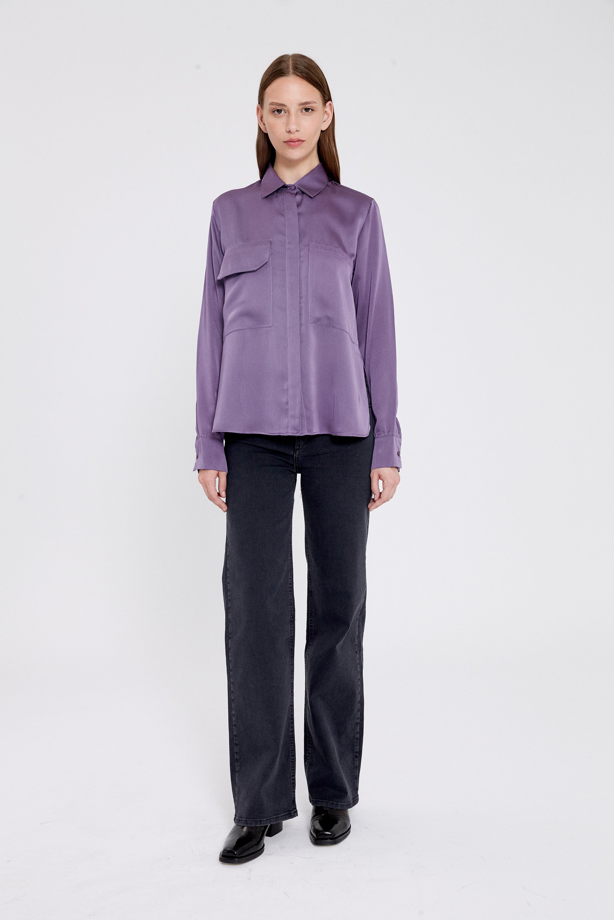 CAMISA RUSSEL VIOLETA