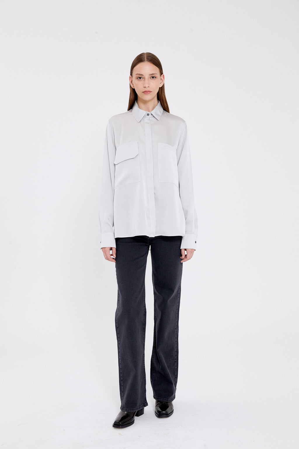 CAMISA RUSSEL GRIS