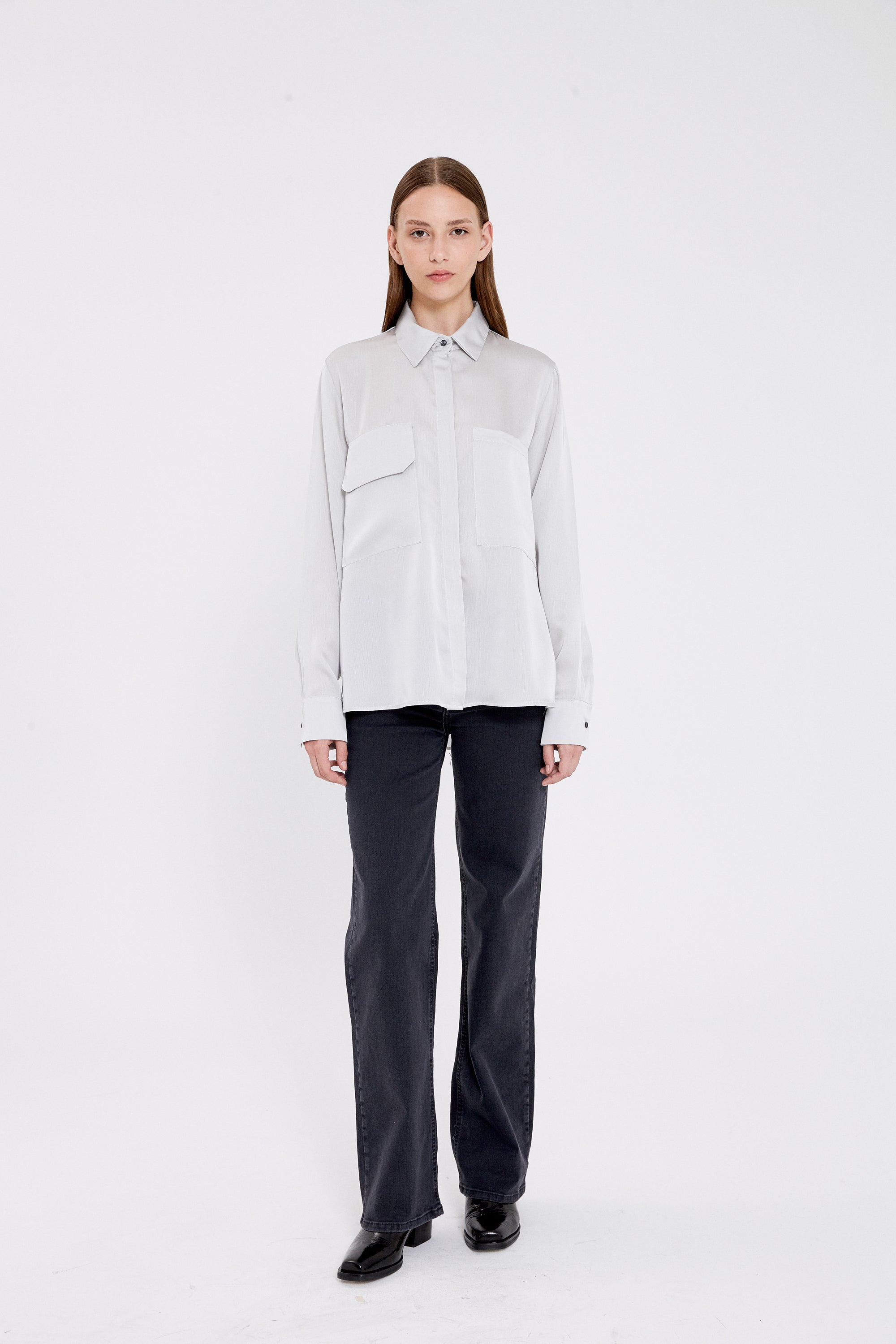 CAMISA RUSSEL GRIS
