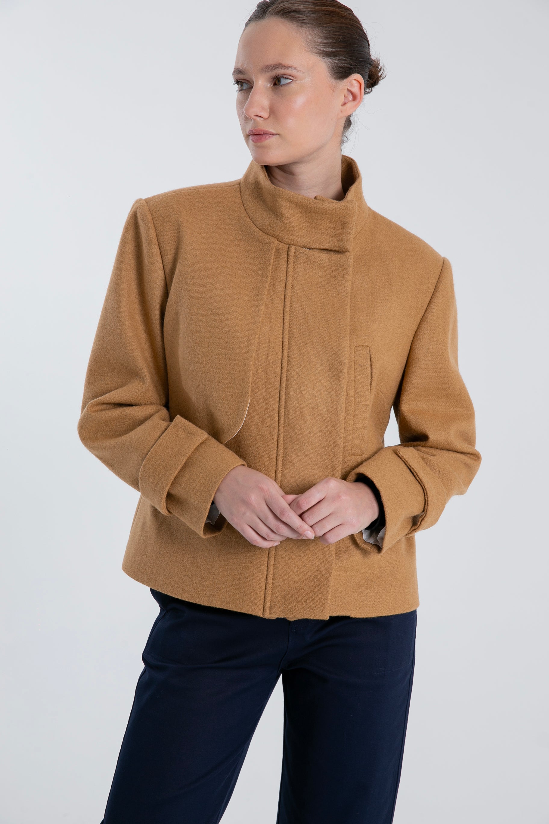 CHAQUETA MANDY CAMEL