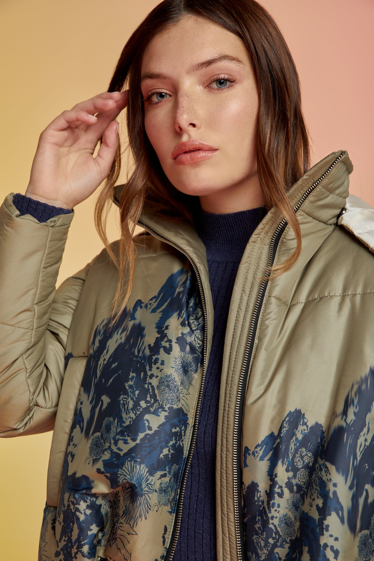 CAMPERA ROSES PRINT