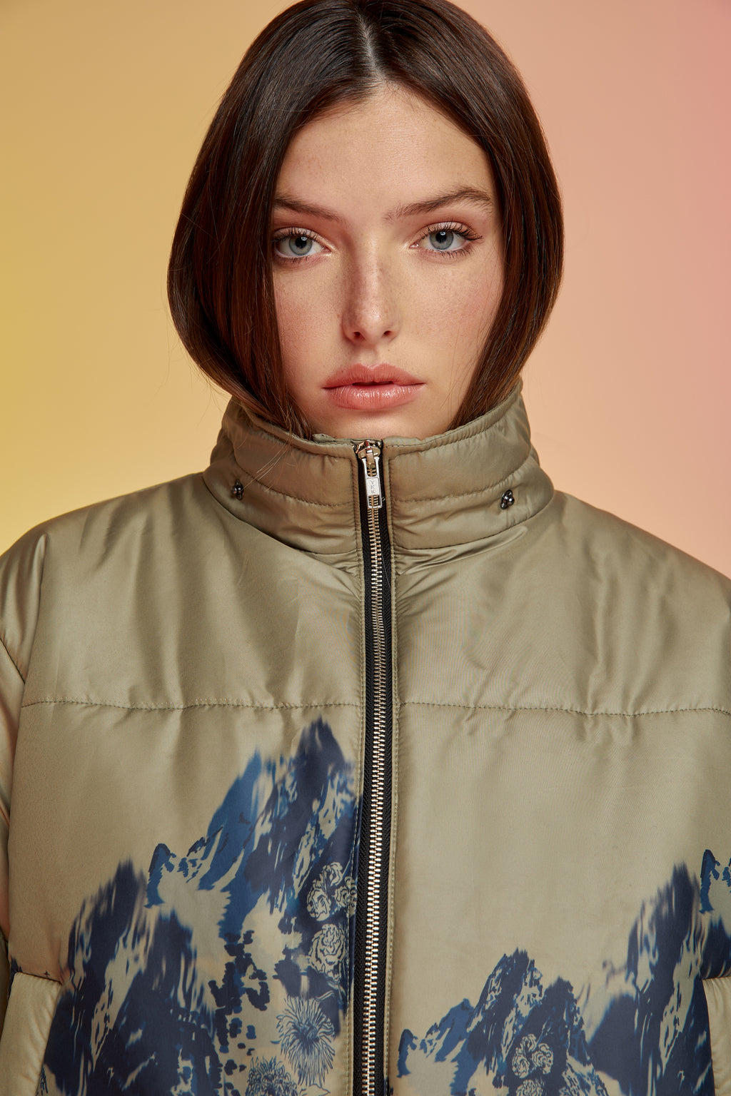 CAMPERA ROSES PRINT