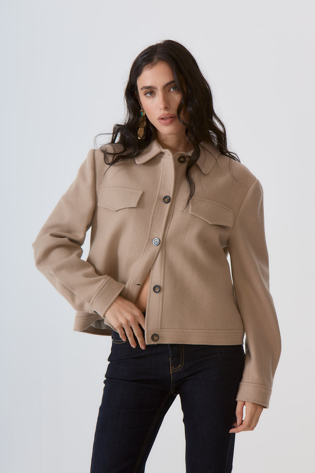 CHAQUETA LUCILE CAMEL