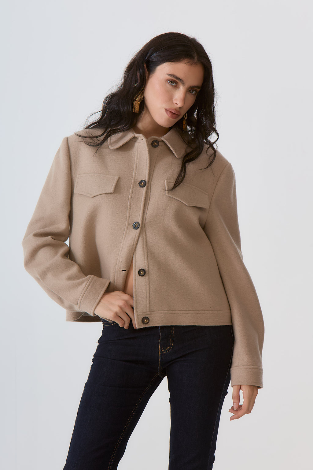 CHAQUETA LUCILE CAMEL