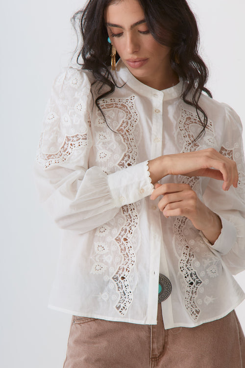 CAMISA CALA OFF WHITE