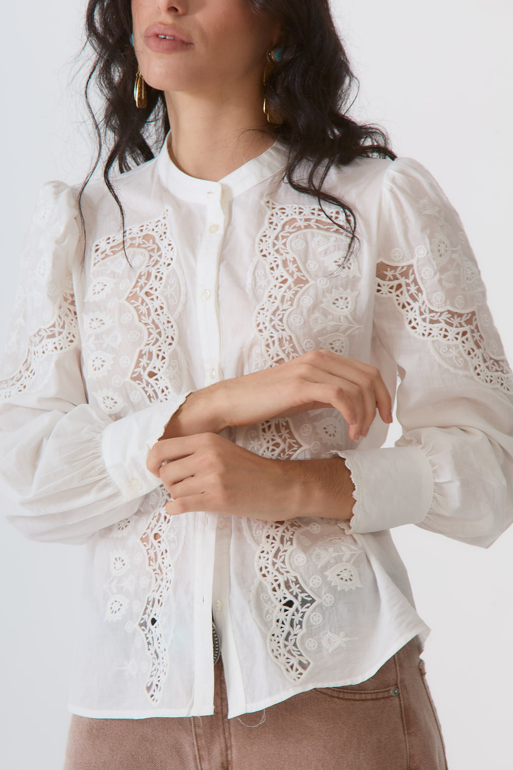 CAMISA CALA OFF WHITE