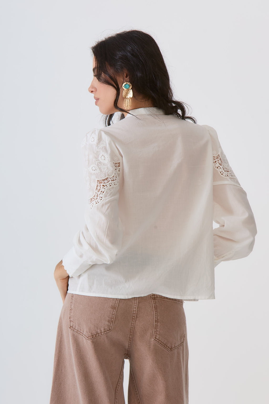 CAMISA CALA OFF WHITE
