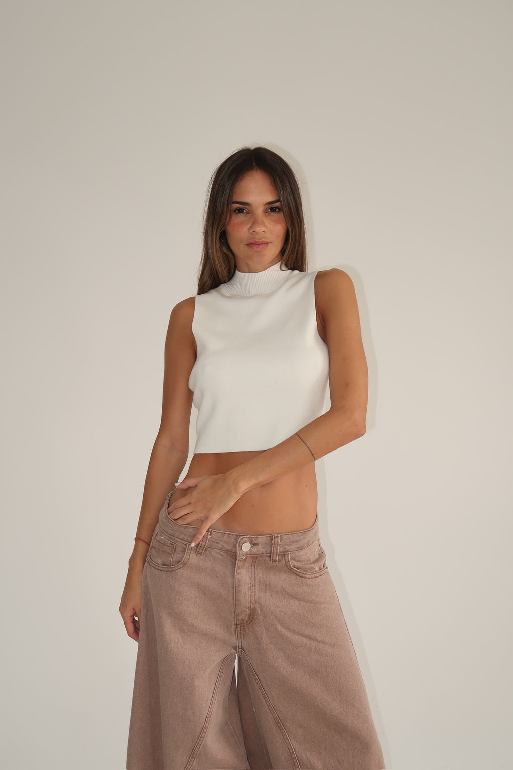 MUSCULOSA MERLO OFF WHITE