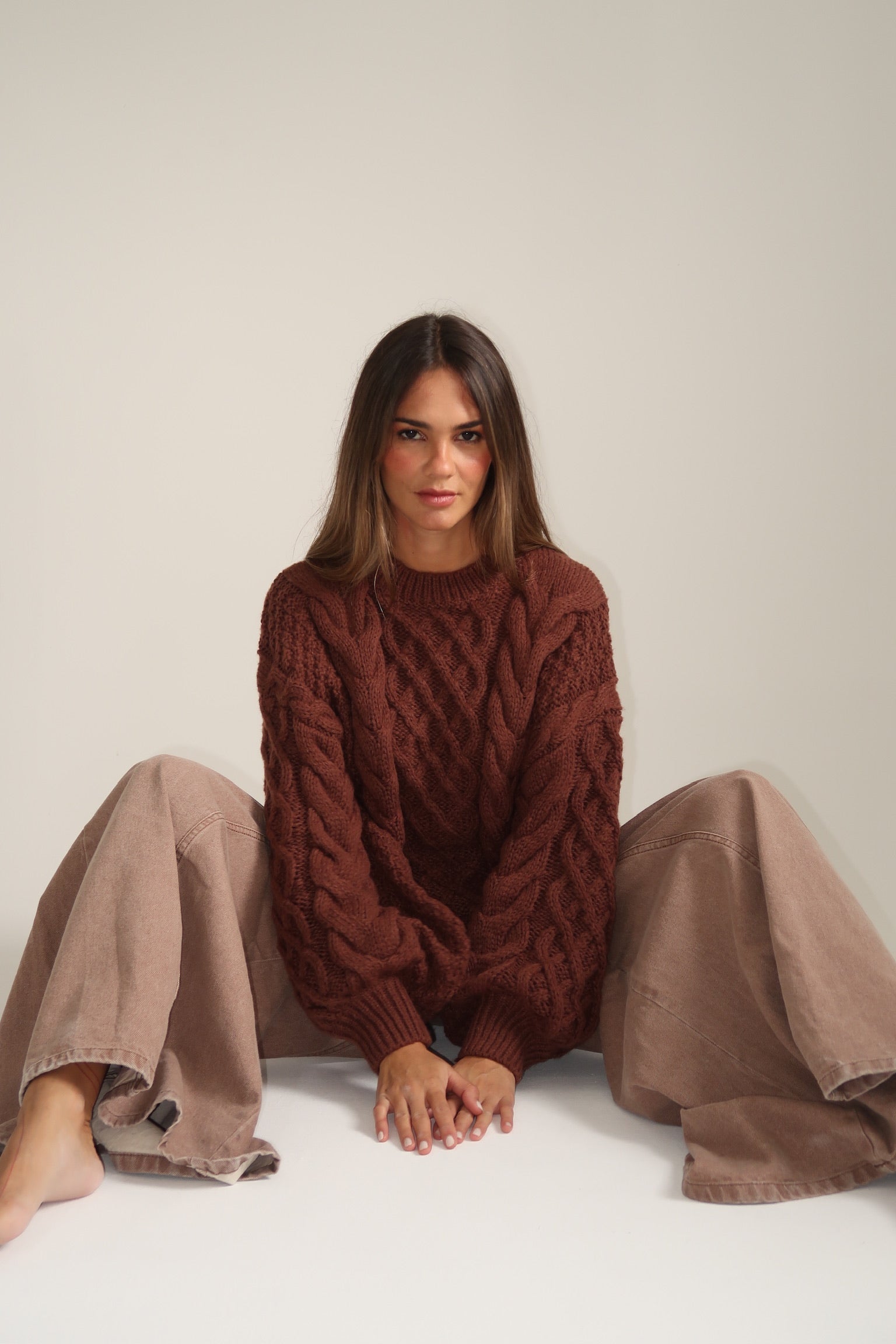 SWEATER CARAMEL CHOCOLATE