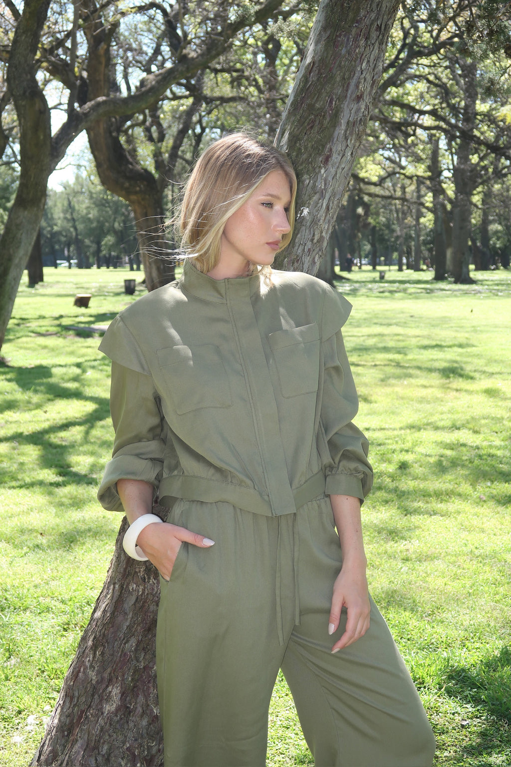 CHAQUETA FORTUNA VERDE