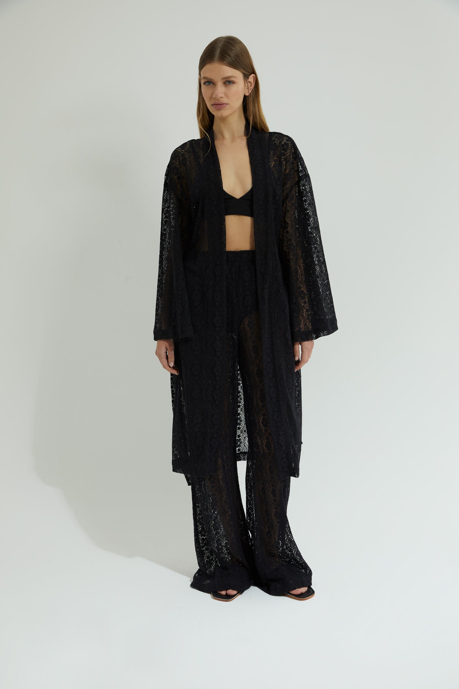 KIMONO POUSSIN NEGRO