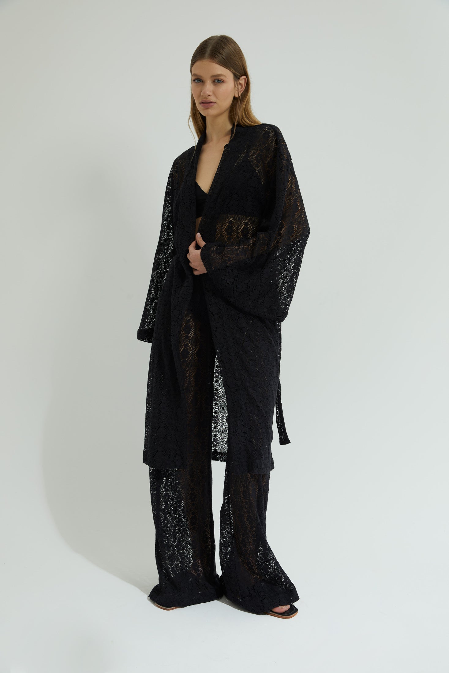 KIMONO POUSSIN NEGRO