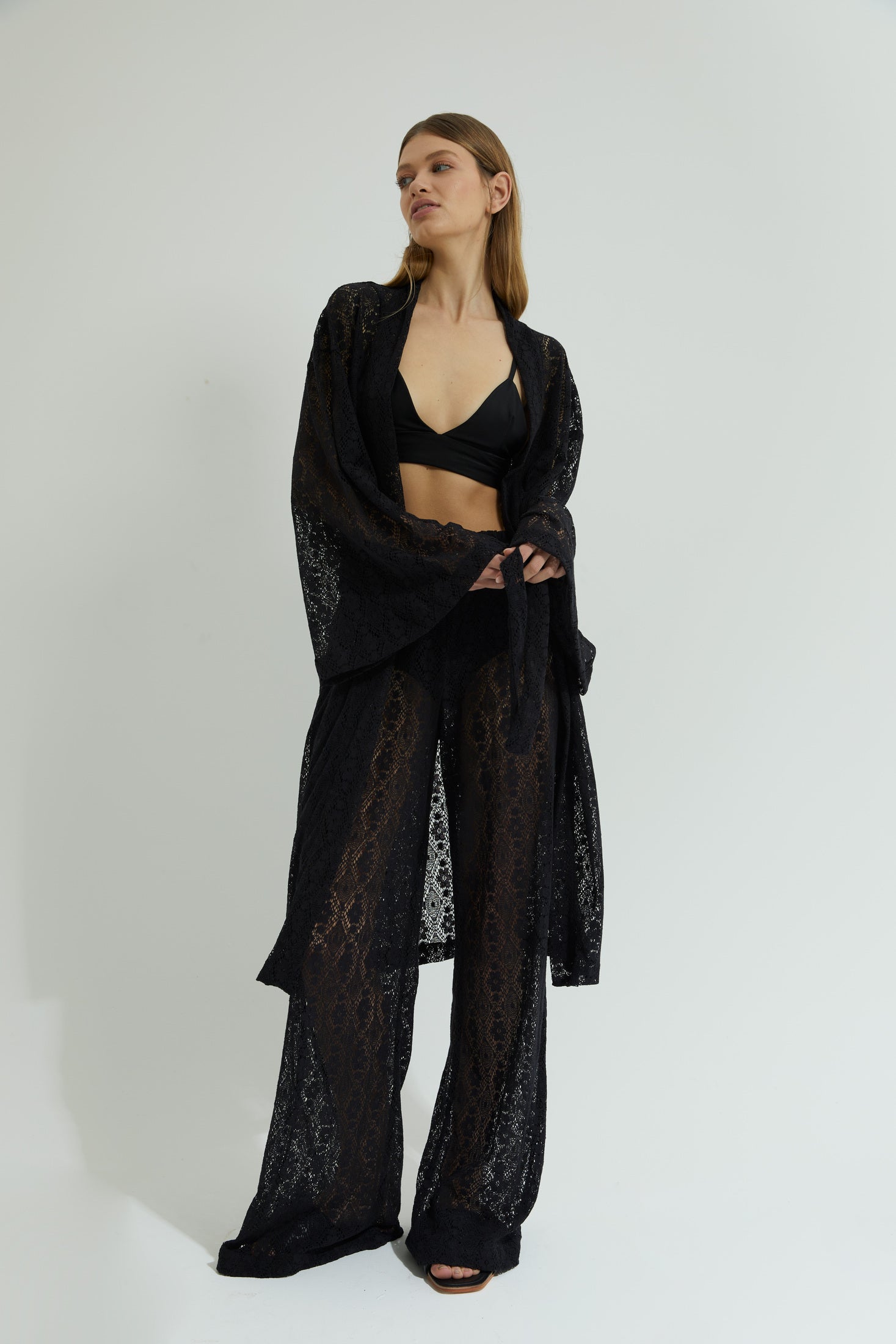 KIMONO POUSSIN NEGRO