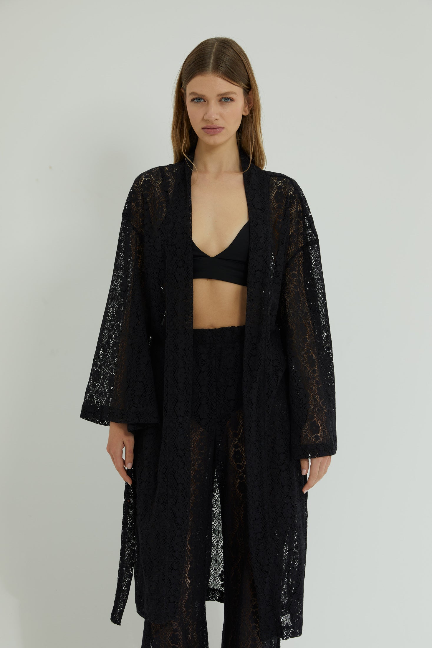 KIMONO POUSSIN NEGRO