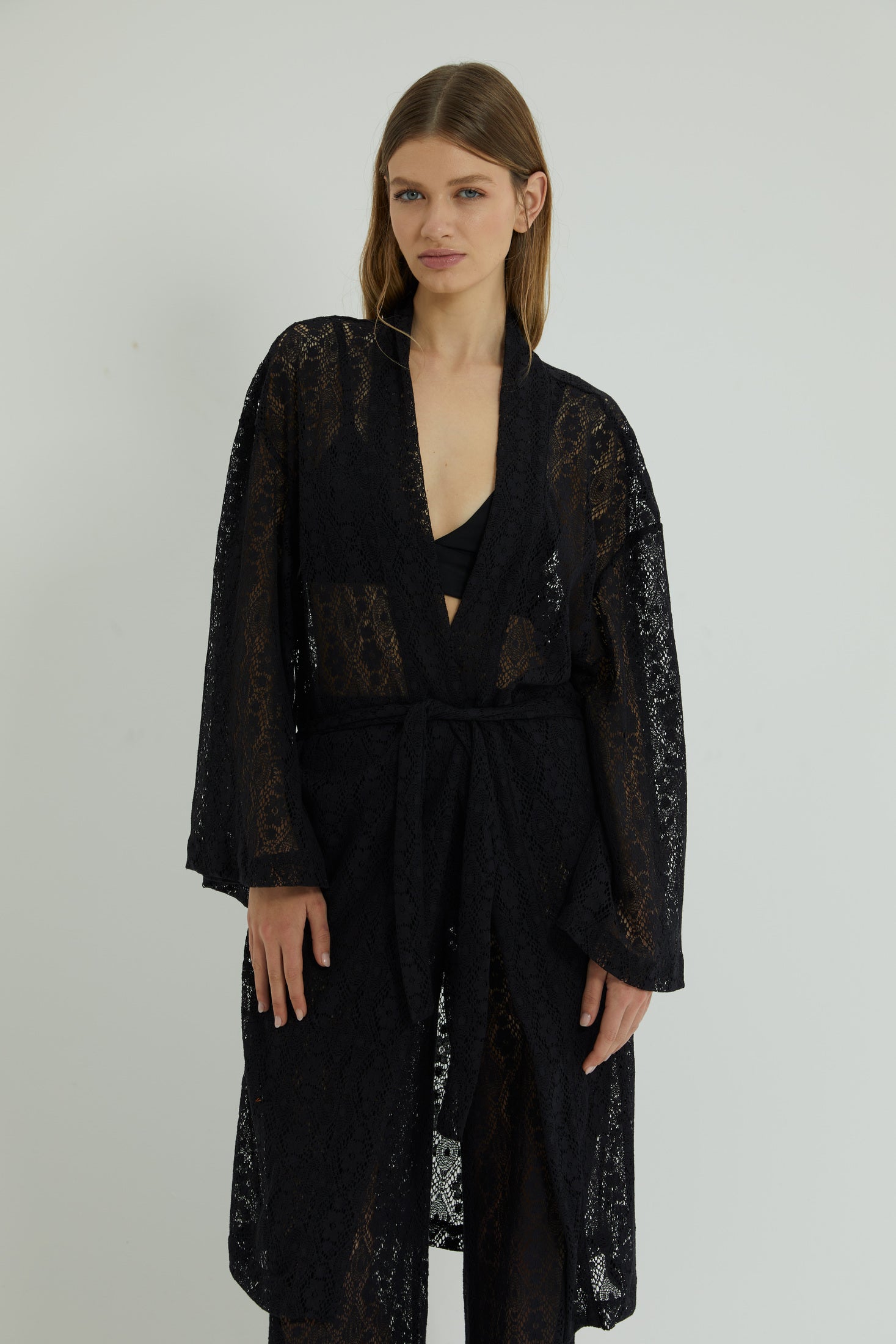 KIMONO POUSSIN NEGRO