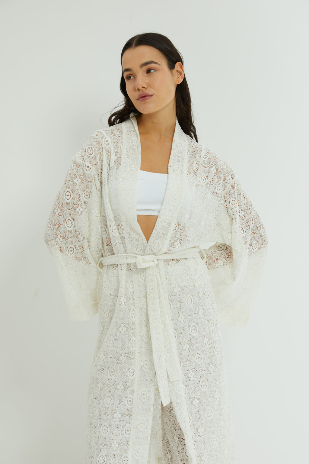 KIMONO POUSSIN OFF WHITE