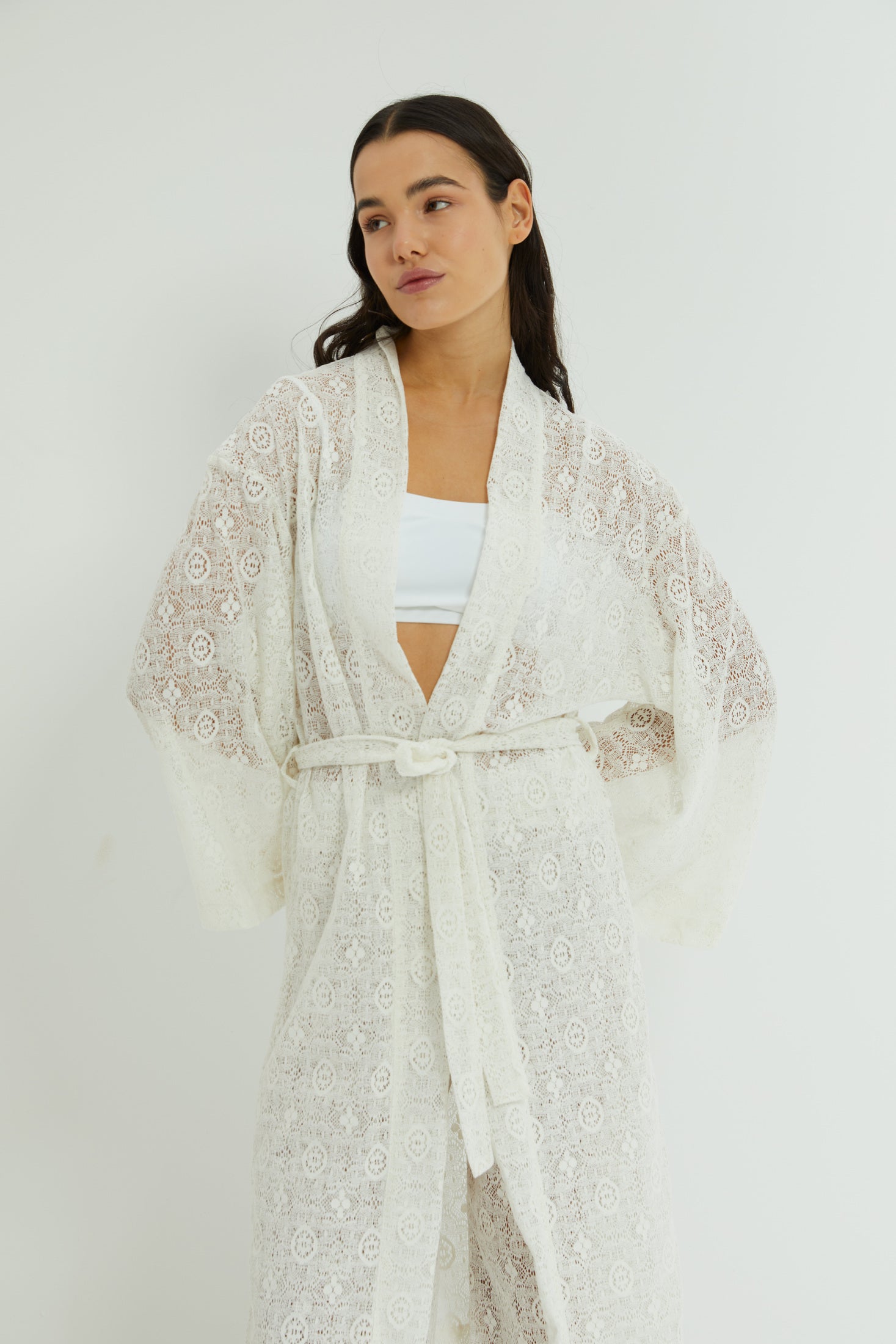 KIMONO POUSSIN OFF WHITE
