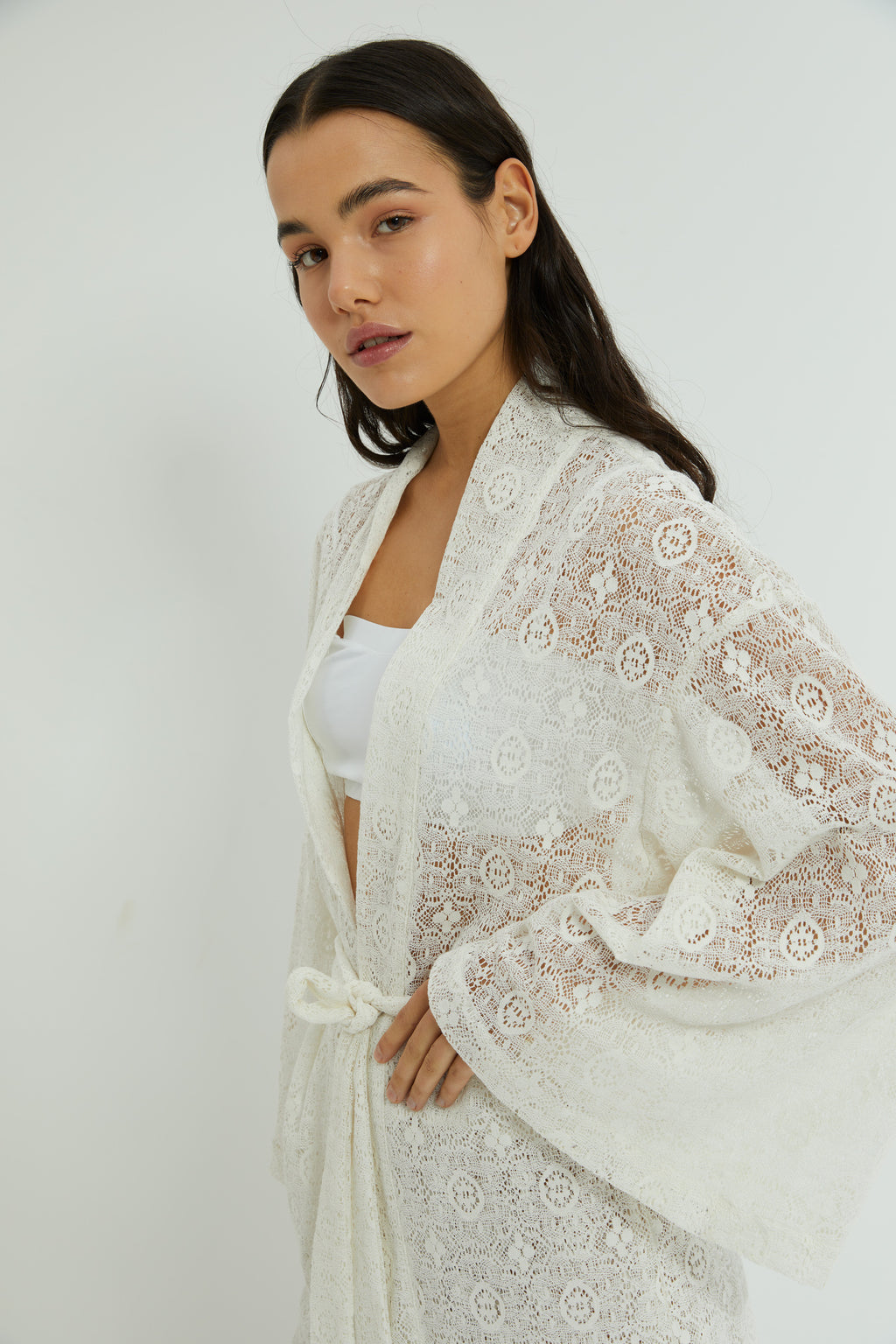KIMONO POUSSIN OFF WHITE