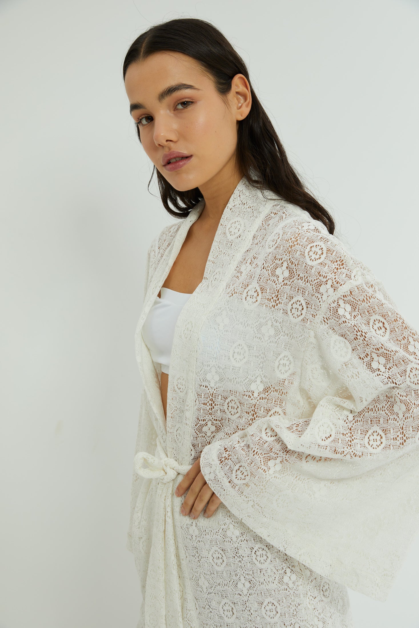 KIMONO POUSSIN OFF WHITE