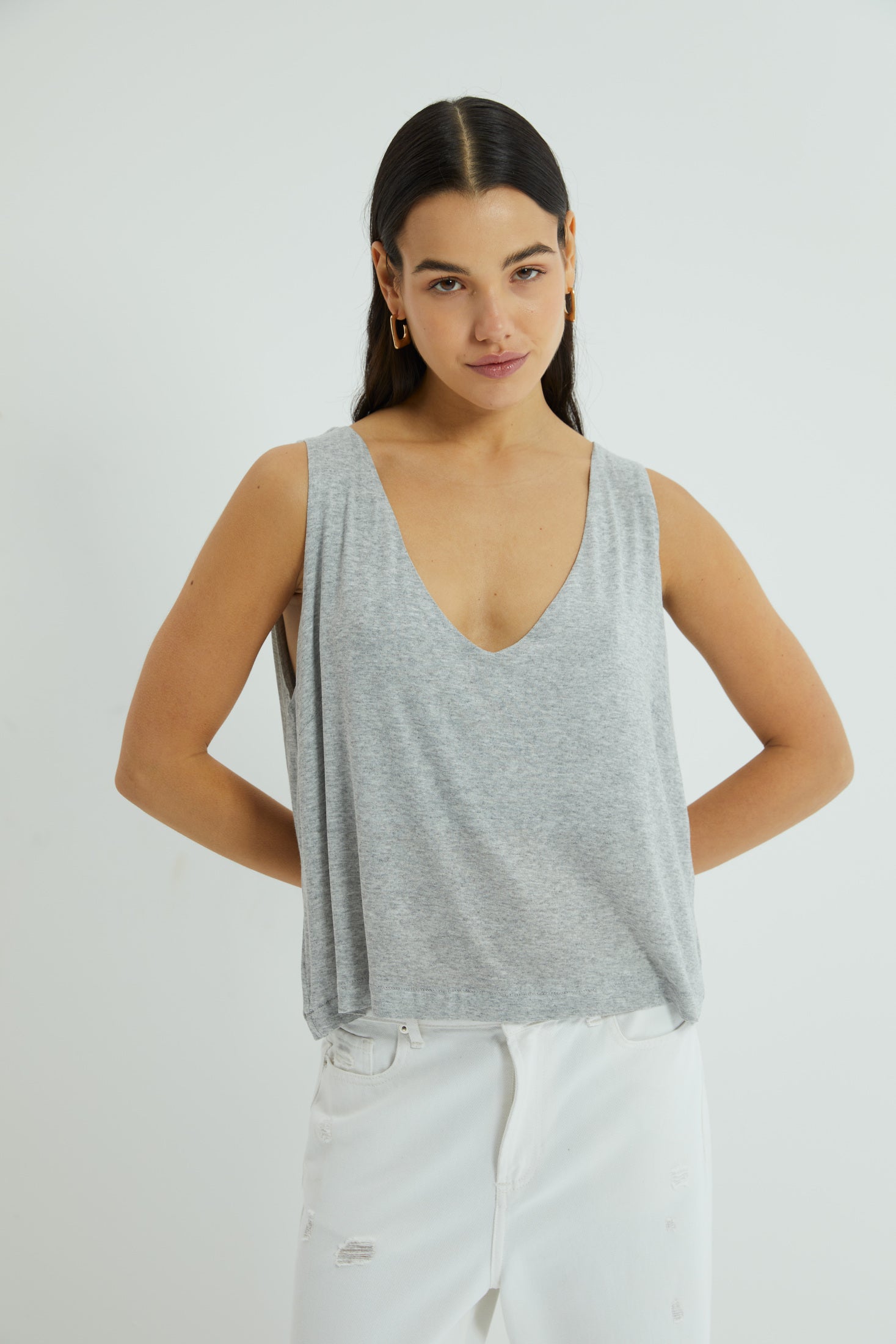 MUSCULOSA LEGER GRIS