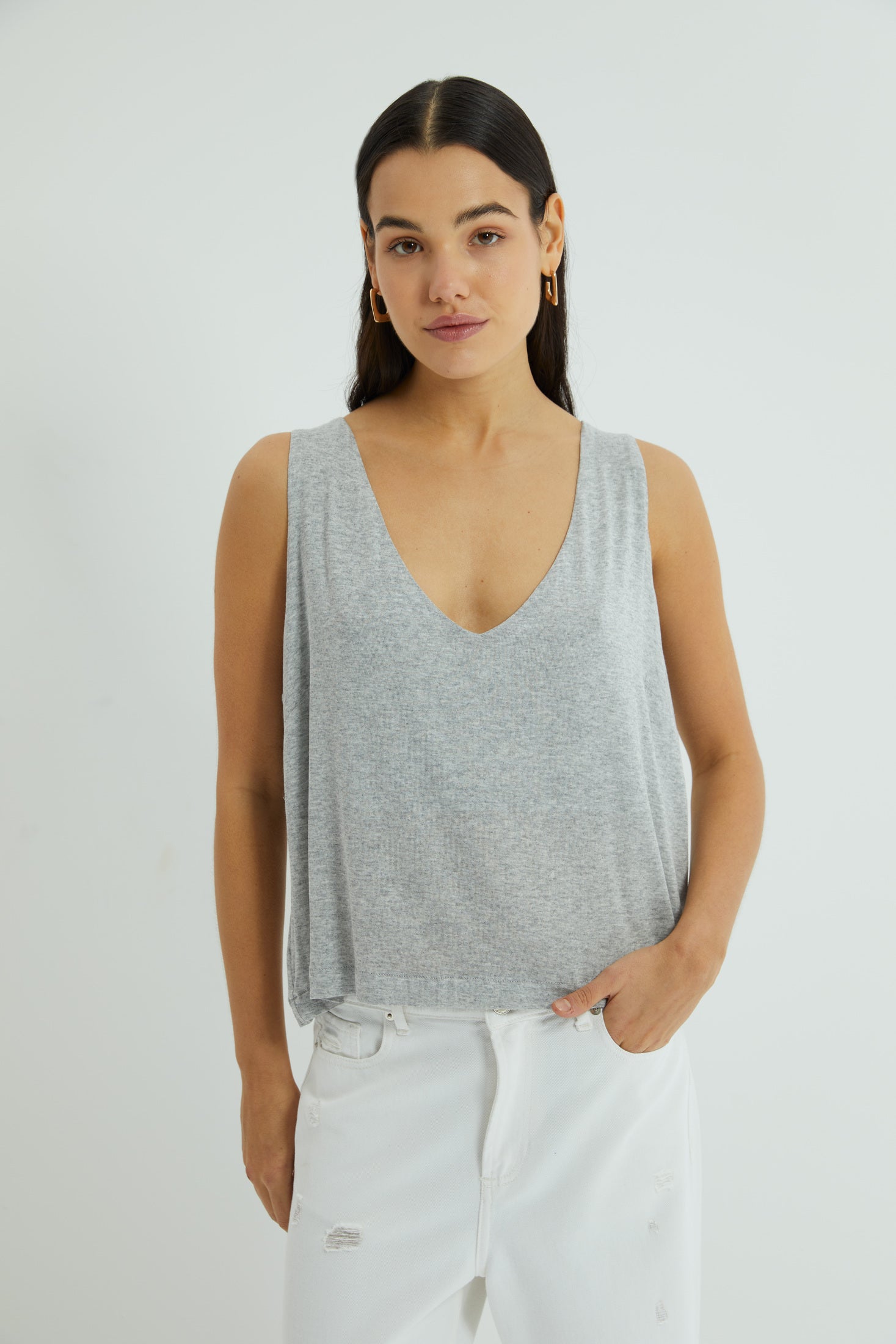MUSCULOSA LEGER GRIS