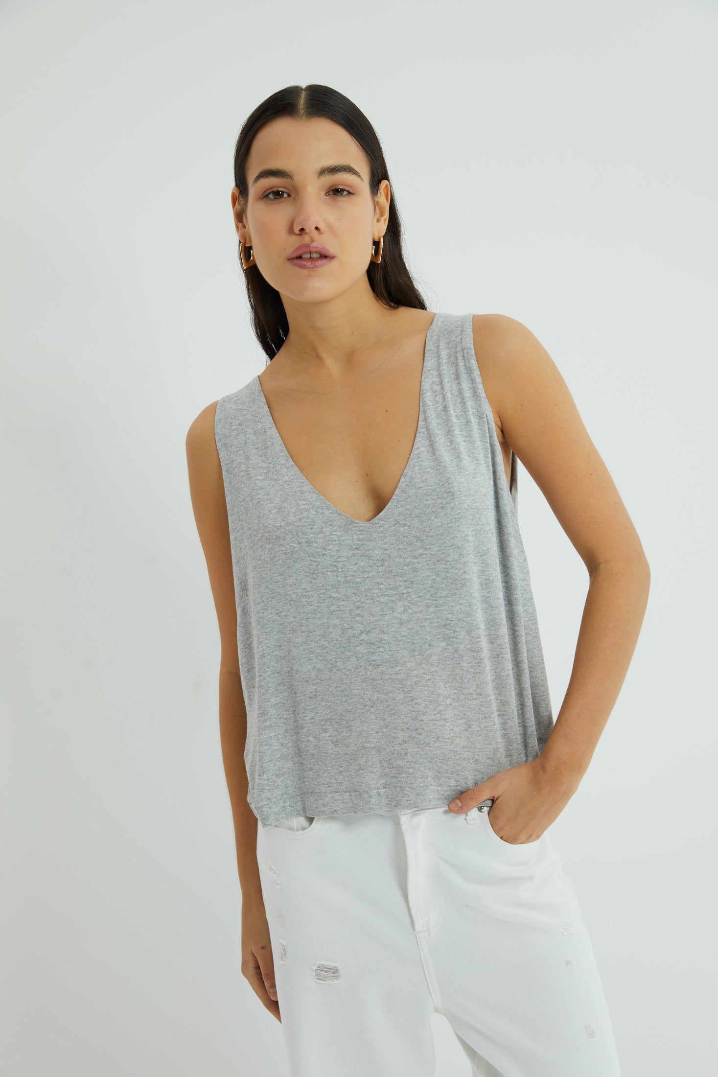 MUSCULOSA LEGER GRIS