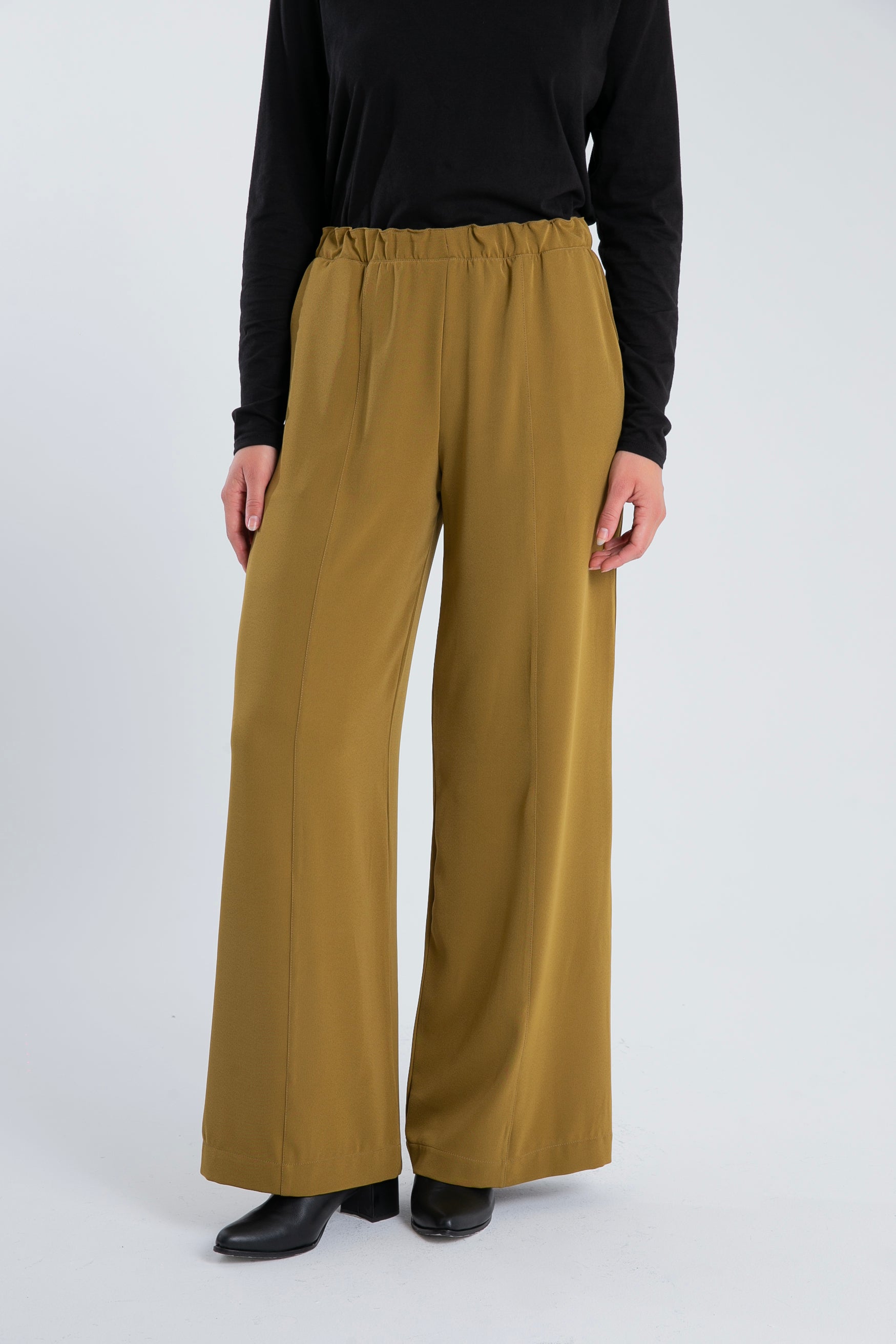 PANTALON BONNIE MOSTAZA